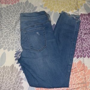 PACSUN super stretch ankle jeggings in blue